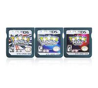 IVXCR Platinum, Diamond,Pearl Version Game Cartridges Game Card for Compatible NDS/NDSL/NDSI/NDSLL/NDSXL/3DS/2DS（Diamond+Pearl+Platinum） (3pcs)