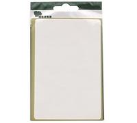 Ivy 80mm x 120mm White Self Adhesive Labels Rectangle Sticky Labels (7 Stickers)