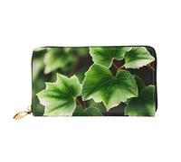 Ivy Blossoms Tree Print Cellphone Credit Card Money Holder Wallet Leather Women Card Wallet Zipper Pocket, Black, One Size, Black, One Size