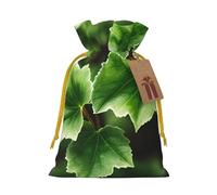 Ivy Blossoms Tree Print Charming Gift Bag,Drawstring Pouches For Small Gifts,For Jewelry And Party Favors