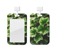 Ivy Blossoms Tree Print ID Card Badge Holder with Breakaway Lanyard,for Teacher Nurse Doctor Staff Office
