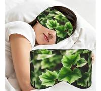Ivy Blossoms Tree Print Sleep Mask,Coverage Eye Mask,Soft Breathable Blindfold for Travel Nap Work
