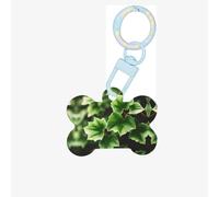 Ivy Blossoms Tree Printing Dog Tag Bone Shaped Double Sided Pattern Dog Id Tags Bone Shaped Pet Name Tags Dog Collar Tags