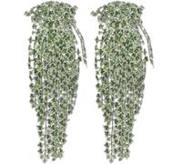 Ivy Bush 4-Pack 90cm Light Green Plastic Lifelike 339-Leaf Mini Decorative Plant