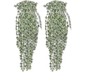 Ivy Bush 4-Pack 90cm Light Green Plastic Lifelike 339-Leaf Mini Decorative Plant