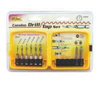 IVY Classic 06020 8-Piece Combo Drill/Tap Bit Set, M2 High-Speed Steel, Sturdy Plastic Case