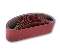 IVY Classic 43050 Flex-Abrasive 3-Inch x 18-Inch 36 Grit Extra Coarse Resin Cloth Aluminum Oxide Sanding Belt, 10-Pack