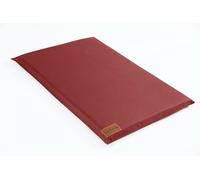 IVY & DUKE Waterproof Travel Dog Bed, Memory Foam Orthopedic Mat, Machine Washable, Handmade in England (Burgundy, M)