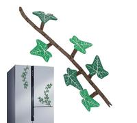 Ivy Fridge Magnet with Articulating Stems, Printed Magnets for Fridge, Plant Refrigerator Magnets for Fake Ivy, Funny Fridge Magnets, Strong Magnetic Fridge Decoration