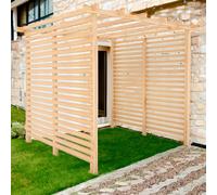 Ivy Garden Pergola & Sides by Shire Slatted