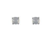 Ivy Gems 9ct White Gold Moonstone Stud Earrings