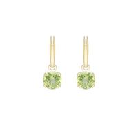 Ivy Gems 9ct Yellow Gold 5mm Peridot Drop Earrings