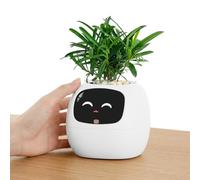 Ivy Interactive AI Desk Companion & Smart Plant Pet Indoor Planter Ivory