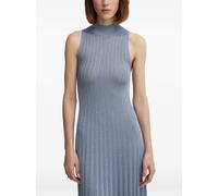 IVY OAK Flora ribbed high-neck maxi dress - Blue XL