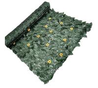 Ivy Privacy - Artificial Green Board for Outdoor Walls | Decorative Faux Leaf Fence Screen, Breathable UV Resistance Ivy Background
