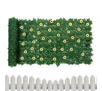 Ivy Privacy Screen | Expandable Artificial Greenery Cover | 1x3m Garden Grass Panels Ivy Fencing | for Outdoor Pathway Backyard Lawn Balcony Porch Bedroom Apartment