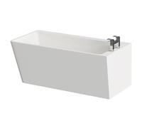 Ivy Right Hand Square Single Ended Freestanding Corner Fit Bath | White | Acrylic | 1500mm x 740mm