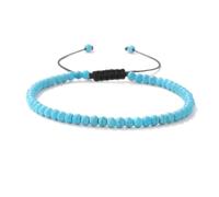 IVY TAILI Crystal Anklets for Women Waterproof 4mm Adjustable Beaded Anklet Beach Boho Ankle Bracelet Natural Stone Jewelry Summer Beach Vacation Jewelry Gift for Her