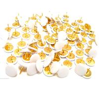 Ivy White Push Pins Drawing Pins Brass White Headed Drawing Pins Thumb Tacks Push Pins 100 New