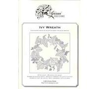 Ivy Wreath. A blackwork design