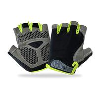IvyLife Cycling Gloves Half Finger Men Womens Unisex Gloves Outdoor Sport Non-slip for Driving Cycling Fitness Running Climbing (Yellow, L)