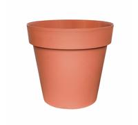Ivyline 40cm Cleo plastic Planter with Wheels - Terracotta
