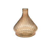 Ivyline Airlie Ribbed Snowdrop Stem Vase - Apricot