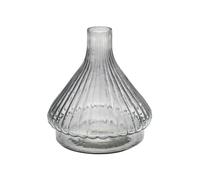 Ivyline Airlie Ribbed Snowdrop Stem Vase - Grey