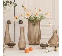 Airlie Ribbed Vase Orange