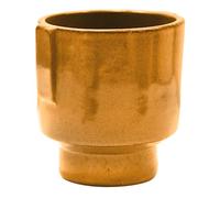 Ivyline Aries Glazed handles planter - Rust - Large