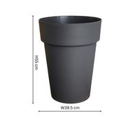 Ivyline Cleo High Planter H55Cm Anthracite