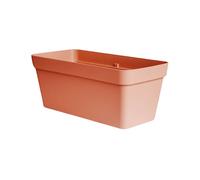 Ivyline Cleo Rectangle Flower Box D60cm Terracotta With Wheels Ivyline Terracotta