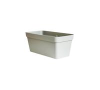 Ivyline Cleo Rectangle Flower Box / Plant Pot D80cm Sage With Wheels in Green Ivyline Green