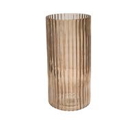 Ivyline Daphne Ribbed Vase Apricot H38CM D19CM in Pale Orange Ivyline Pale Orange