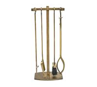 Ivyline Fireside Companion Set - Brass