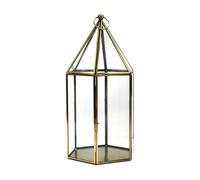 Ivyline Glasshouse Terrarium - Antique Brass