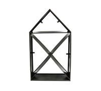 Ivyline House Sculptural Log Storage Zinc