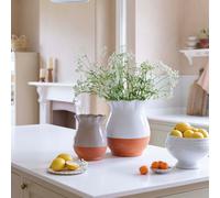Ivyline Indoor Moreton Ivory Scalloped Vase H30cm Premium glaze Ivyline Olive One Size