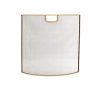 Ivyline Iron Fire Screen in Brass Finish H61Cm W61Cm in Metallics Ivyline Metallics