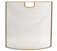 Ivyline Iron Fire Screen In Brass H61Cm W61Cm
