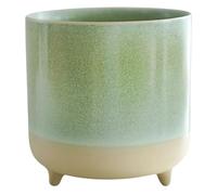 Ivyline Planter, Ceramic, Mint Matte Reactive, H12cm x D12cm