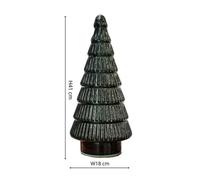Ivyline Juniper Evergreen Glass Tree H41Cm W18Cm