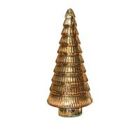 Juniper Glass Christmas Tree Ornament Gold