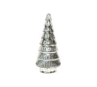 Ivyline Juniper Silver Glass Tree | H41cm W18cm | 2 other Colours & 2 Sizes Available | Hand finished | 2024 star performer in Metallic Silver Ivyline Metallic Silver
