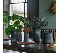 Ivyline Kew Handthrown Vase Basalt 30Cm in Dark Grey Ivyline Dark Grey