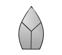Ivyline Leaf Arch Outdoor Mirror Natural - Black