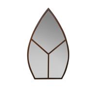 Ivyline Leaf Arch Outdoor Mirror Natural - Rust