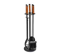 Ivyline Leather Handle Companion Set 70cm in Black Ivyline Black