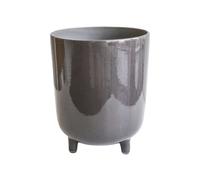 Ivyline Lecce Speckled Planter - Grey
