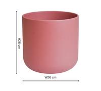 Ivyline Lisbon Planter Blush Rose H26Cm D26Cm
